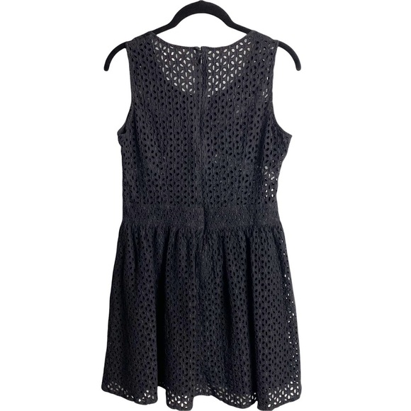 Love Tree - Black Eyelet Dress - Sz. L - Picture 2 of 5